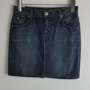 Hudson denim mini skirt Sz 24